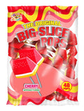 Big Slice Pops By Alberts Cherry Flavor (48 Pops Per Bag)