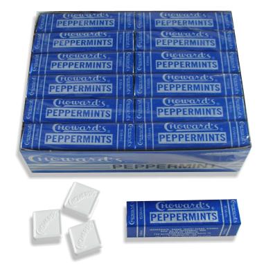 Chowards Mint Peppermint 0.88 oz (24 Packs Per Box)