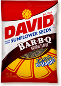 David Sunflower Seeds BBQ 1.5 oz (12 Packs Per Box)
