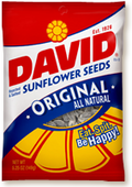 David Sunflower Seeds Original 1.5 oz (12 Packs Per Box)
