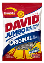 David Sunflower Seeds Original 5 oz (Box of 12 Packs)