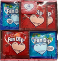 Fun Dip Heart Raspberry Cherry (60 Pouches Per Box)