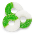 Gummy Ring Apple Flavor Unwrapped (4.5 Pounds Per Bag )
