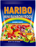 Haribo Mini Rainbow Frogs 5 oz (12 Bags Per Case)