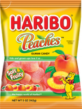 Haribo Peaches 5 oz (12 Bags Per Case)