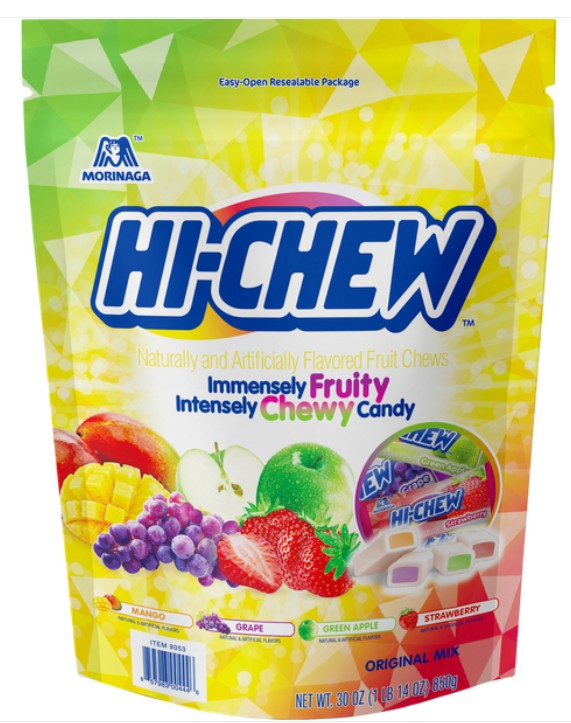 Hi Chew Bulk Candy Assorted Flavors  Wrapped (30 oz Per Bag)