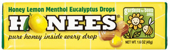Honees Honey Lemon Drops 1.6 oz (24 Packs Per Box)