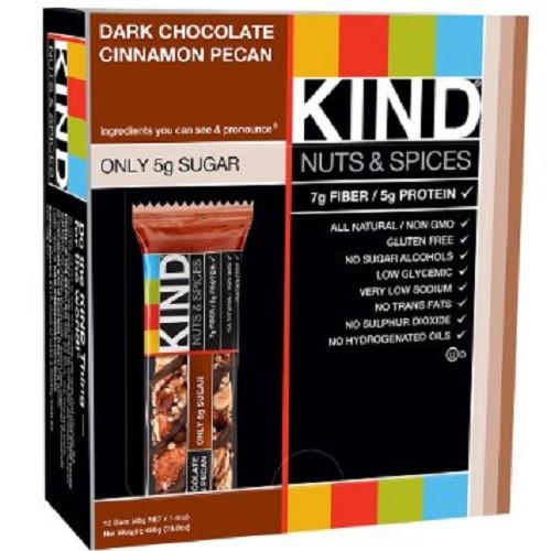 Kind Bar Dark Chocolate Cinnamon Pecan (12 ct)