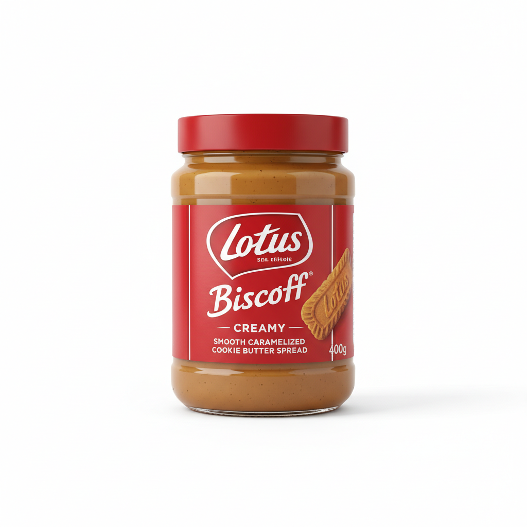 Lotus Biscoff Creamy Spread 400g (1 Jar)