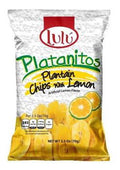 Lulu Plantain Lemon Chips 2.5 oz (30 Packs Per Case)