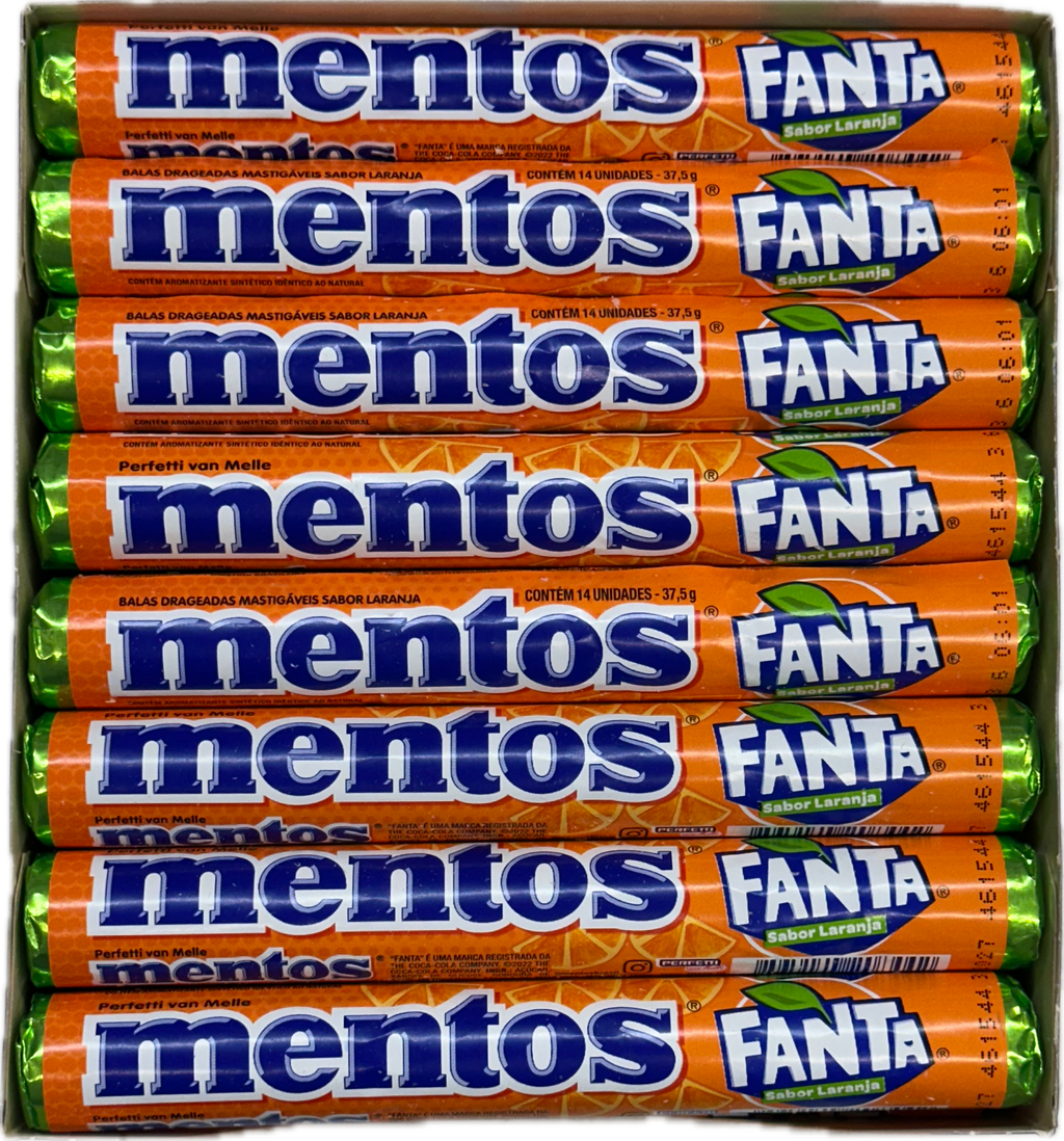 Mentos Chewy Mint Fanta (40 Rolls Per Box)