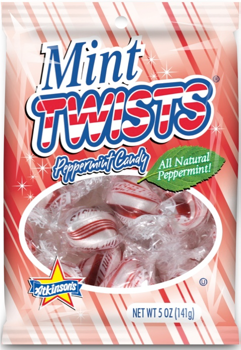 Mint Twist Peppermint Red White 5 oz (3 Bags)