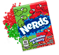 Nerds Candy Watermelon Wild Cherry Flavors 1.65 oz (36 Packs Per Box)