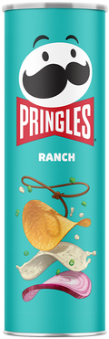 Pringles Chips Ranch Flavor 5.57 oz (14 Cans Per Case)