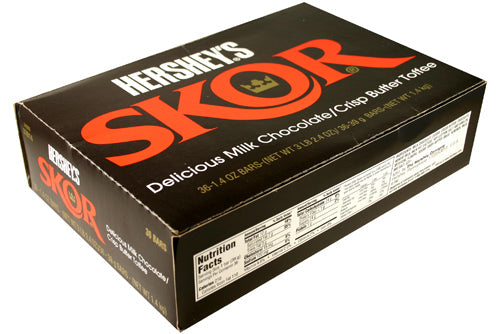 Skor Candy Bar 1.4 oz (18 Bars Per Box)