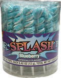 Splash Pop Swirl Lollipops Baby Blue (30 Pieces Per Jar)
