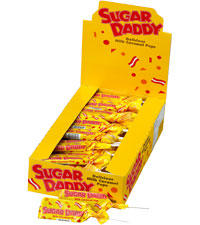 Sugar Daddy Milk Caramel Pops (48 Pops Per Box)