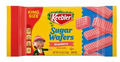 Keebler Sugar Wafer Cookies Strawberry Flavor King Size 4.4 oz (9 Packs Per Box)
