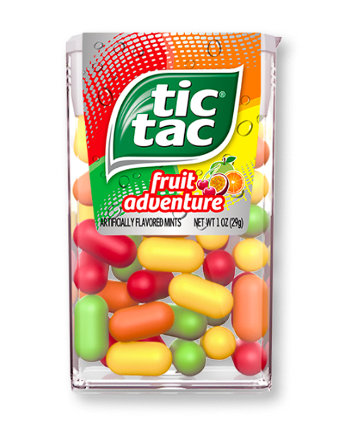 Tic Tac Mints Fruit Adventure 1.7 oz (12 Units Per Box)