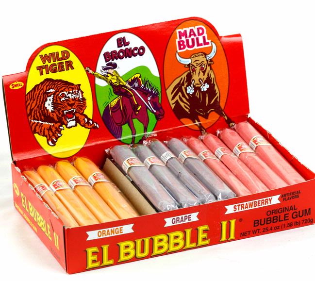 Cigar Gum El Bubble II Original Flavor  (36 Pieces Per Box)